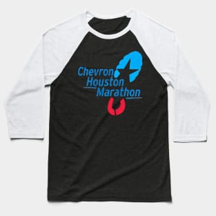 Chevron Houston Marathon Baseball T-Shirt